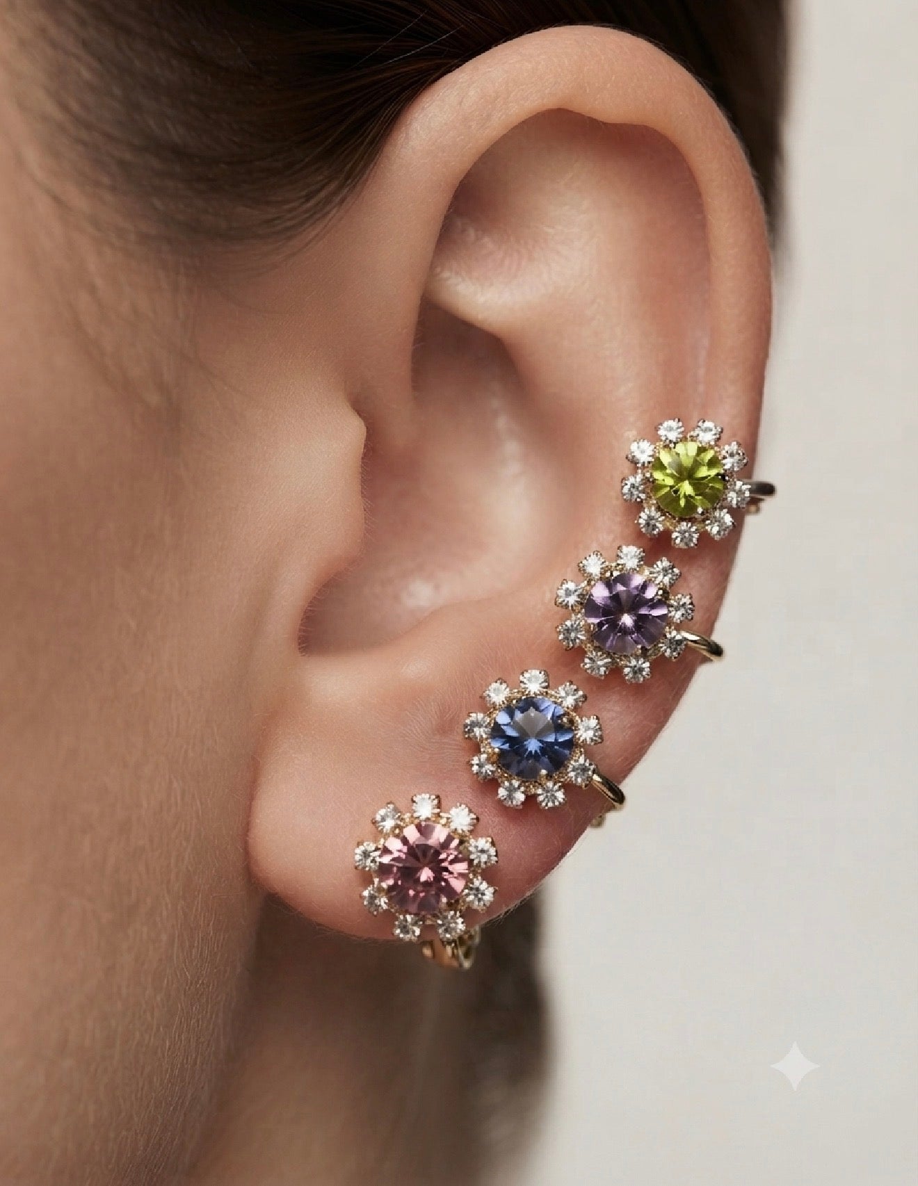 Earcuff singoli fiorellino big