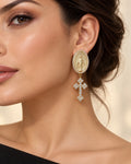 Orecchini Spinx - TRIK BIJOUX 2027 - immagine indossata illustrativa